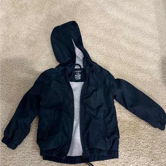 Little Bipsy Navy Jacket with Hood - Picture 1 of 1